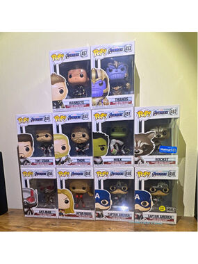 Funko Pop! Marvel Avengers Lot 9 Boxed Exclusive Hawkeye Thanos Hulk Thor